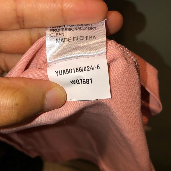 NWT Rare London Women's High Neck Plunge Lace Bodycon Mini Dress Sz XS Pink - Picture 10 of 11